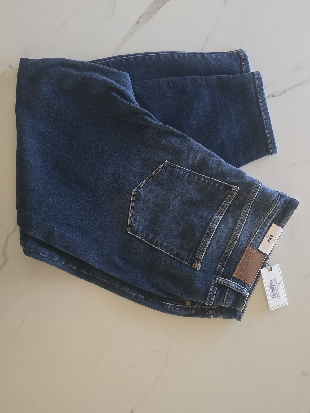 Judy Blue Skinny Jeans Women’s 24W Dark Wash Stretch Plus Size Mid Rise NWT